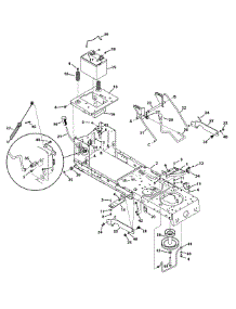 Frame & Pto Lift parts for Yard-Man Lawn Tractor 13AN785T055 / 2014 from AppliancePartsPros.com