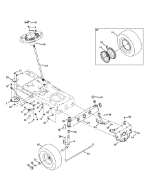 Front End Steering parts for Yard-Man Lawn Tractor 13AN785T055 / 2014 from AppliancePartsPros.com