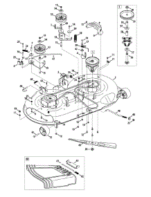 Mower Deck 46-Inch parts for Yard-Man Lawn Tractor 13AN785T055 / 2014 from AppliancePartsPros.com