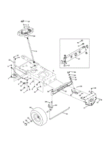 Front End Steering parts for Yard-Man Lawn Tractor 13AN795S001 / 2011 from AppliancePartsPros.com