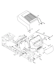 Hood Style 2 parts for Yard-Man Lawn Tractor 13AO772S055 / 2012 from AppliancePartsPros.com
