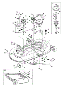 Mower Deck 42-Inch parts for Yard-Man Lawn Tractor 13AO772S055 / 2012 from AppliancePartsPros.com