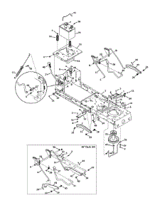 Frame & Pto Lift parts for Yard-Man Lawn Tractor 13AO785T055 / 2013 from AppliancePartsPros.com