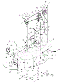 Deck Assembly Pto Electric 46 Inch parts for Yard-Man Lawn Tractor 13AP605H755 / 2006 from AppliancePartsPros.com