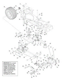 Drive parts for Yard-Man Lawn Tractor 13AP615P755 / 2005 from AppliancePartsPros.com