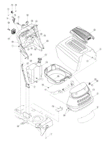 Hood Style 5 parts for Yard-Man Lawn Tractor 13AT605H755 / 2005 from AppliancePartsPros.com