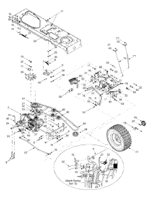 Drive & Wheels Rear parts for Yard-Man Lawn Tractor 13AT614H401 / 2003 from AppliancePartsPros.com