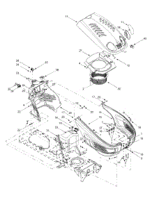 Hood, Fuel Tank, Electrical parts for Yard-Man Lawn Tractor 13AT614H401 / 2004 from AppliancePartsPros.com