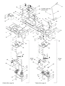 Pto Manual, Battery, Frame parts for Yard-Man Lawn Tractor 13AT614H701 / 2004 from AppliancePartsPros.com