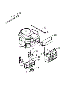 Muffler (Intek) parts for Yard-Man Lawn Tractor 13AT694G401 / 1998 from AppliancePartsPros.com
