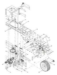 Drive System parts for Yard-Man Lawn Tractor 13AU604H401 / 2001 from AppliancePartsPros.com