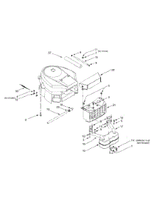 Engine Accessories - Briggs & Stratton Intek Twin parts for Yard-Man Lawn Tractor 13AU604H401 / 2001 from AppliancePartsPros.com