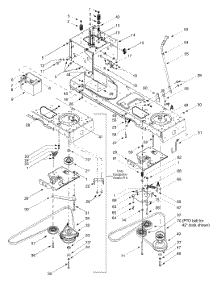 Power Take-Off System parts for Yard-Man Lawn Tractor 13AU604H401 / 2001 from AppliancePartsPros.com