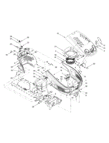 Tractor Body parts for Yard-Man Lawn Tractor 13AU604H401 / 2001 from AppliancePartsPros.com