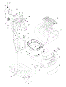 Hood parts for Yard-Man Lawn Tractor 13AU615P755 / 2005 from AppliancePartsPros.com