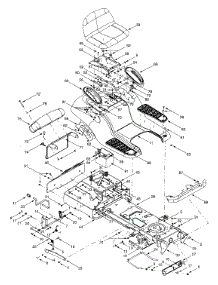 Fender Assembly, Seat, & Battery parts for Yard-Man Lawn Tractor 13AU624H401 / 2001 from AppliancePartsPros.com