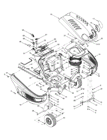 Hood & Electrical parts for Yard-Man Lawn Tractor 13AU624H401 / 2001 from AppliancePartsPros.com