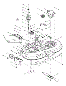 Deck Assembly parts for Yard-Man Lawn Tractor 13AX604G401 / 2001 from AppliancePartsPros.com