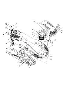 Hood Style / Fuel Tank parts for Yard-Man Lawn Tractor 13AX604G402 / 1999 from AppliancePartsPros.com