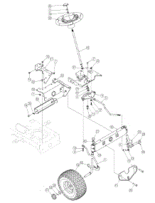 Steering And Wheels parts for Yard-Man Lawn Tractor 13AX605G755 / 2006 from AppliancePartsPros.com