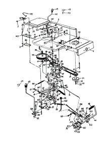 Drive / Frame / Pedal Assembly parts for Yard-Man Lawn Tractor 13AX614G401 / 1997 from AppliancePartsPros.com