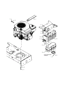 Muffler parts for Yard-Man Lawn Tractor 13AX614G401 / 1997 from AppliancePartsPros.com