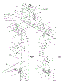 Pto Electric, Battery, Frame parts for Yard-Man Lawn Tractor 13AX614G701 / 2004 from AppliancePartsPros.com