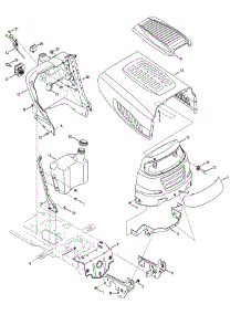 Hood & Dash Assembly parts for Yard-Man Lawn Tractor 13AX615G055 / 2008 from AppliancePartsPros.com