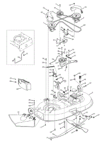 Mowing Deck parts for Yard-Man Lawn Tractor 13AX615G055 / 2008 from AppliancePartsPros.com
