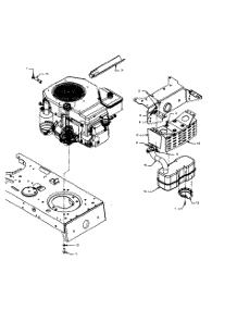 Muffler parts for Yard-Man Lawn Tractor 13AX674G401 / 1997 from AppliancePartsPros.com