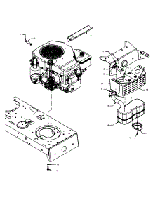 Muffler (Part 5) parts for Yard-Man Lawn Tractor 13AX694G401 / 1997 from AppliancePartsPros.com