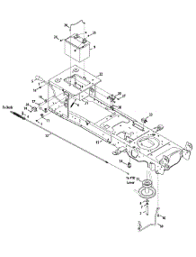 Frame, Electrical & Pto parts for Yard-Man Lawn Tractor 13AX90YT001 / 2010 from AppliancePartsPros.com