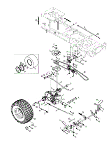 Drive & Rear Wheels parts for Yard-Man Lawn Tractor 13AX915T001 / 2013 from AppliancePartsPros.com