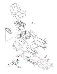 Seat & Fender parts for Yard-Man Lawn Tractor 13AX915T001 / 2013 from AppliancePartsPros.com