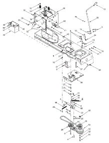 Pto, Battery, Frame parts for Yard-Man Lawn Tractor 13AY614G401 / 2002 from AppliancePartsPros.com