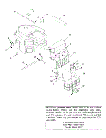 Engine Accessories parts for Yard-Man Lawn Tractor 13AZ614H401 / 2003 from AppliancePartsPros.com
