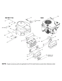 Engine Accessories parts for Yard-Man Lawn Tractor 13AZ614H701 / 2004 from AppliancePartsPros.com