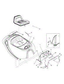 Hood Assembly parts for Yard-Man Lawn Tractor 13B-325-401 / 1999 from AppliancePartsPros.com