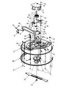 Three-In-One Mowing Deck parts for Yard-Man Lawn Tractor 13B-325-401 / 1999 from AppliancePartsPros.com