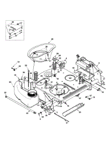 Engine Accessories & Frame parts for Yard-Man Lawn Tractor 13B-325-401 / 2001 from AppliancePartsPros.com