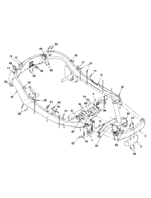 Frame Assembly parts for Yard-Man Lawn Tractor 13B-325-401 / 2001 from AppliancePartsPros.com
