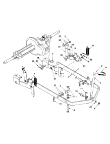 Lift Assembly parts for Yard-Man Lawn Tractor 13B-325-401 / 2001 from AppliancePartsPros.com