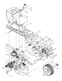 Drive, Controls, Wheels Rear parts for Yard-Man Lawn Tractor 13BD604G401 / 2001 from AppliancePartsPros.com