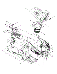 Hood, Fuel Tank & Electrical parts for Yard-Man Lawn Tractor 13BD604G401 / 2001 from AppliancePartsPros.com