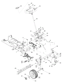 Axle & Wheels Front Steering Assembly parts for Yard-Man Lawn Tractor 13BD604G401 / 2002 from AppliancePartsPros.com