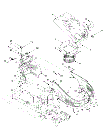 Hood, Fuel Tank & Electrical parts for Yard-Man Lawn Tractor 13BD604G401 / 2002 from AppliancePartsPros.com