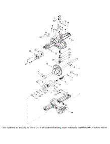 Transmission Assembly parts for Yard-Man Lawn Tractor 13BD604G401 / 2002 from AppliancePartsPros.com