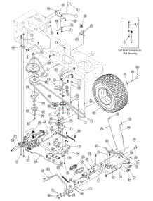 Drive Assembly parts for Yard-Man Lawn Tractor 13BP605H755 / 2007 from AppliancePartsPros.com