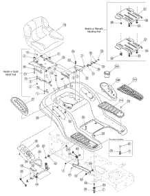 Fender Assembly parts for Yard-Man Lawn Tractor 13BP605H755 / 2007 from AppliancePartsPros.com