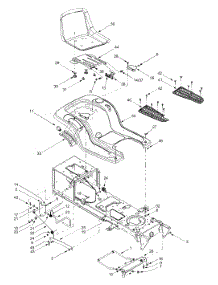 Frame Components & Seat parts for Yard-Man Lawn Tractor 13BT604G401 / 2003 from AppliancePartsPros.com